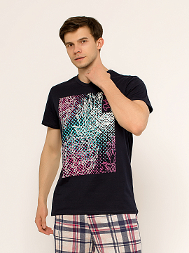 Футболка Мужская "Ананас" арт.мк221