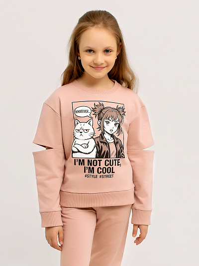 Толстовка "Cool" Пудровый арт. дк336пд